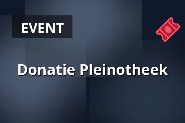 Donatie Pleinotheek — RAUM & Venster, Utrecht