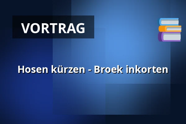 Hosen kürzen - Broek inkorten — VNTG Atelier, Leiden