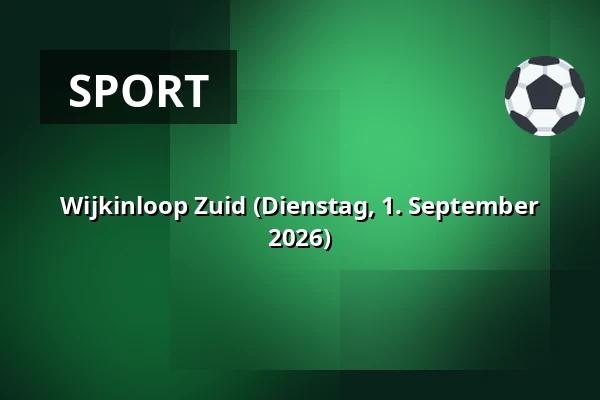 Wijkinloop Zuid (Dienstag, 1. September 2026)
