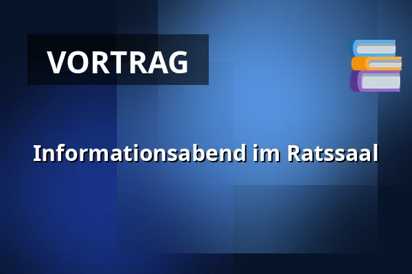 Informationsabend im Ratssaal — Gemeentehuis, raadzaal, Bergschenhoek