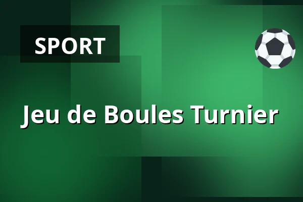 Jeu de Boules Turnier — Weversweg 5 Zeeland, Zeeland