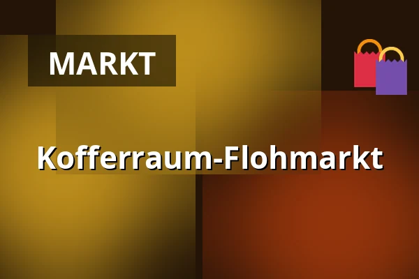 Kofferraum-Flohmarkt — Bevrijdingspark, Uden