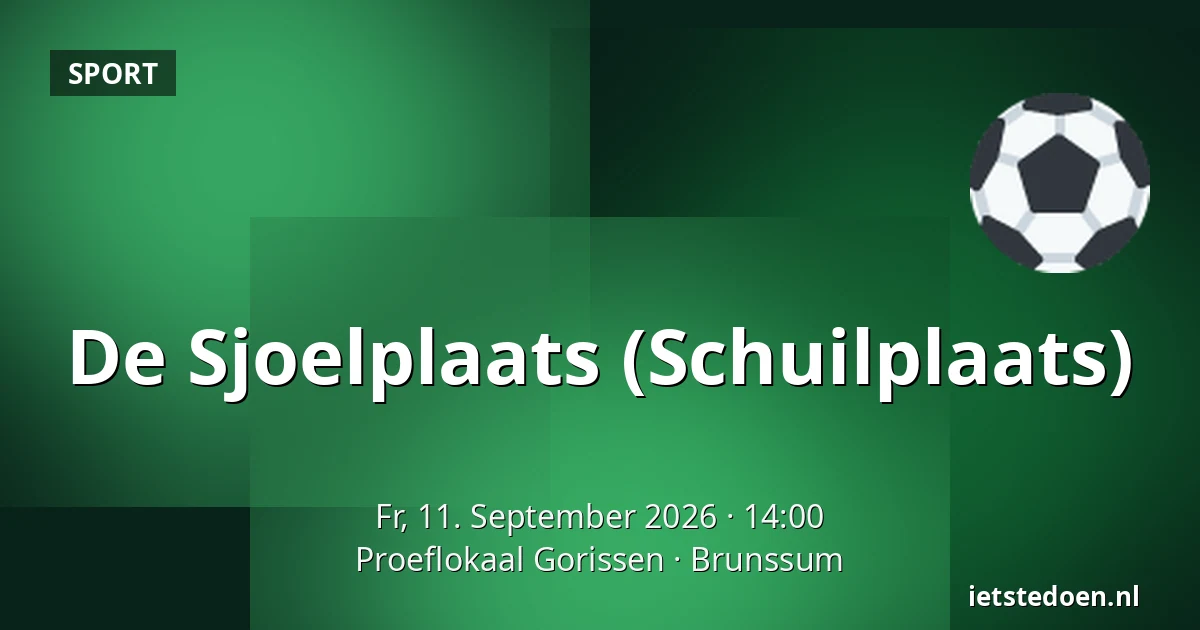 De Sjoelplaats (Schuilplaats) — Proeflokaal Gorissen, Brunssum