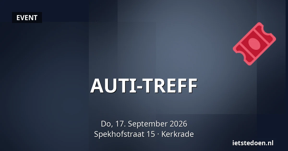AUTI-TREFF — Spekhofstraat 15, Kerkrade