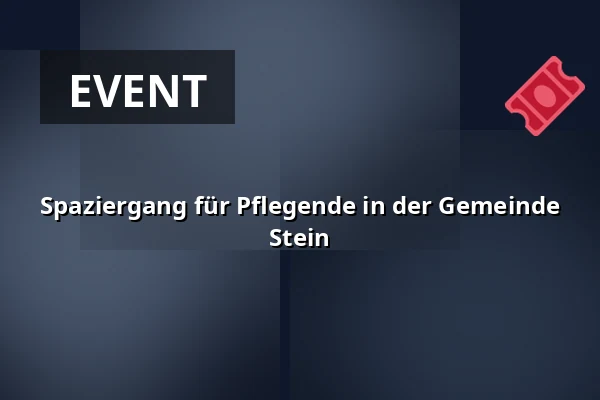 Spaziergang für Pflegende in der Gemeinde Stein — Gasterie de Fontein, Stein