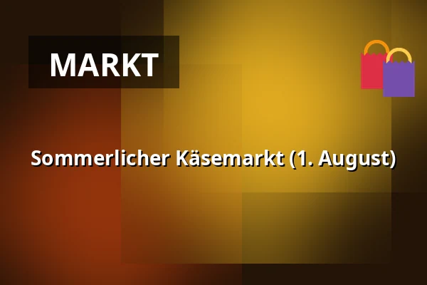 Sommerlicher Käsemarkt (1. August) — Kerkplein, Woerden