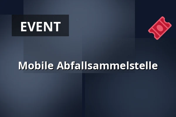 Mobile Abfallsammelstelle — Weekmarkt, winkelcentrum De Schoof, Hendrik-Ido-Ambacht