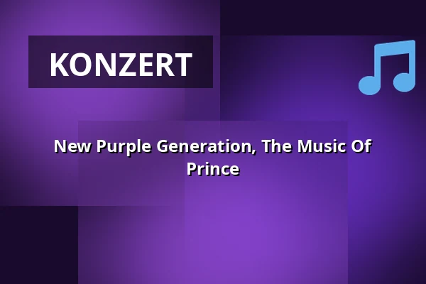 New Purple Generation, The Music Of Prince — Gebouw-T, Bergen op Zoom