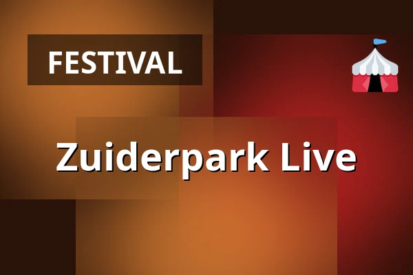 Zuiderpark Live — Zuiderparktheater, Den Haag