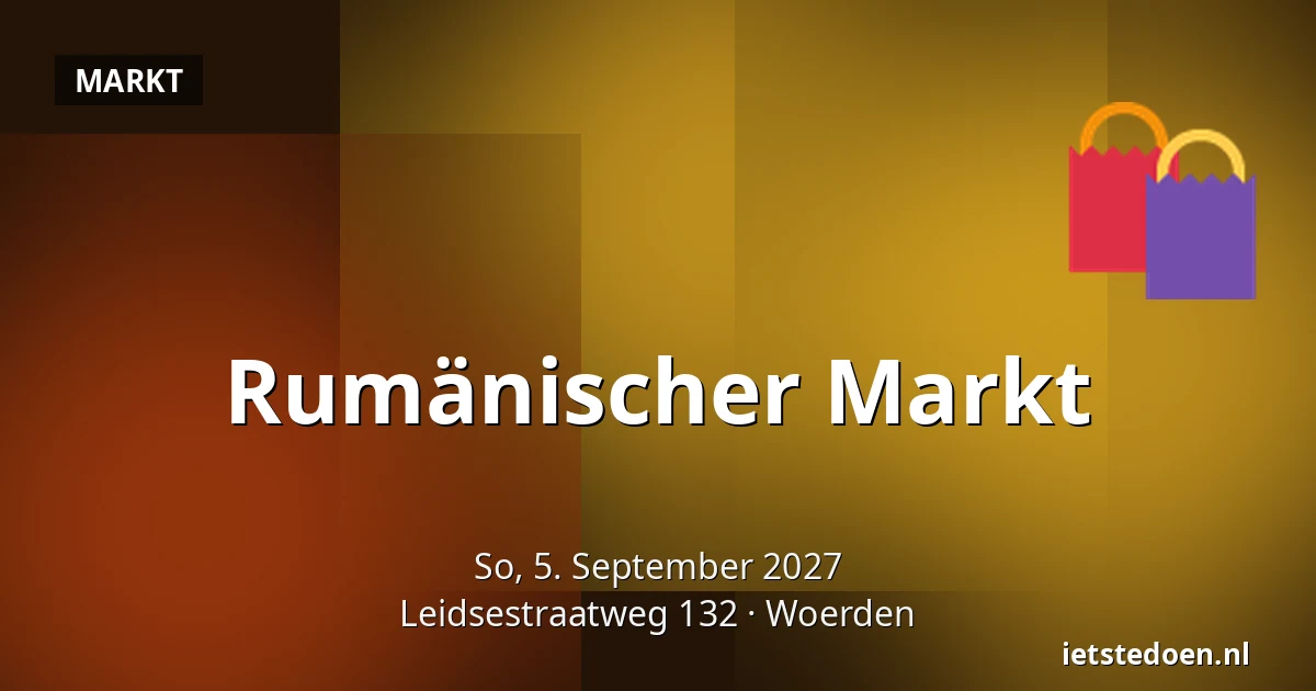 Rumänischer Markt — Leidsestraatweg 132, Woerden