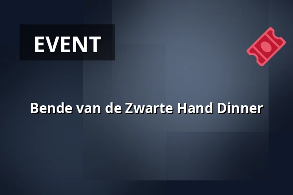 Bende van de Zwarte Hand Dinner — Verhalenhuis Belvedere, Rotterdam
