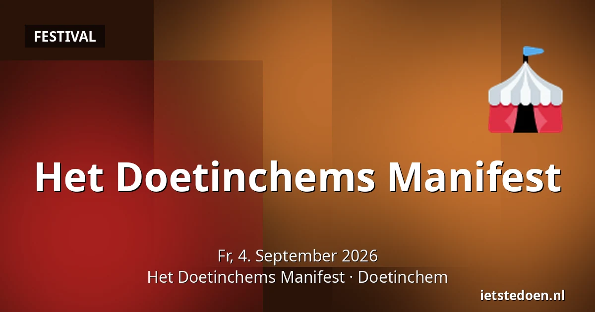 Het Doetinchems Manifest — Het Doetinchems Manifest, Doetinchem