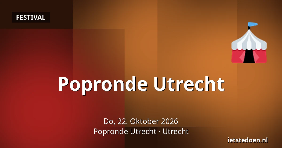 Popronde Utrecht — Popronde Utrecht, Utrecht