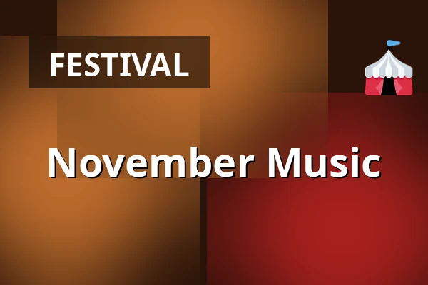 November Music — November Music, 's-Hertogenbosch