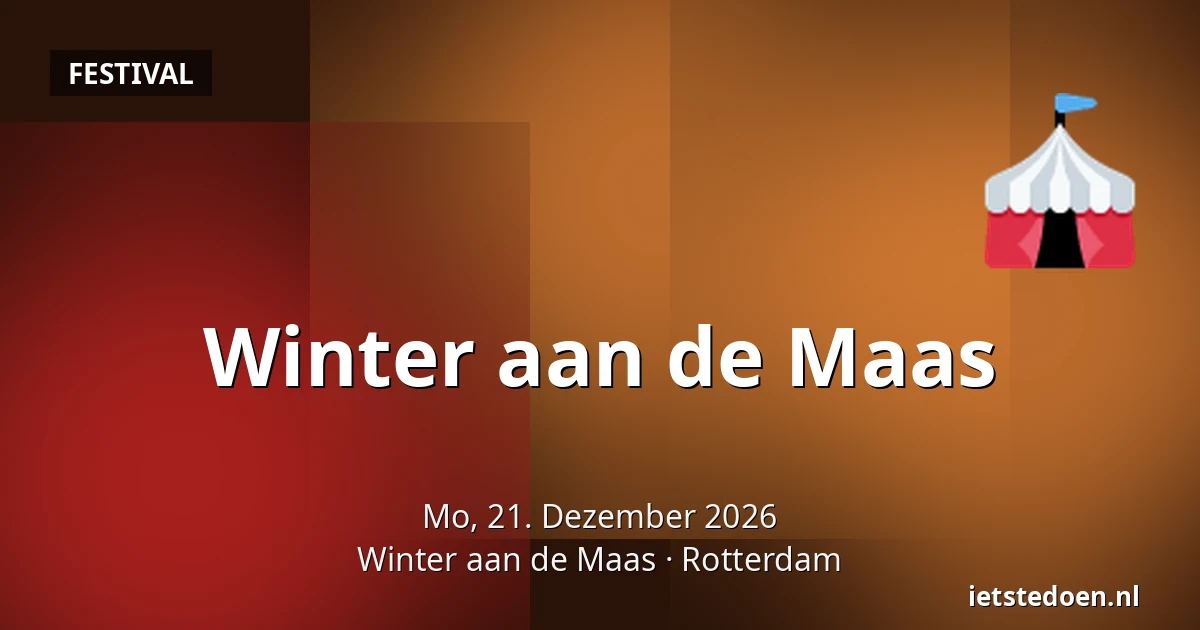 Winter aan de Maas — Winter aan de Maas, Rotterdam