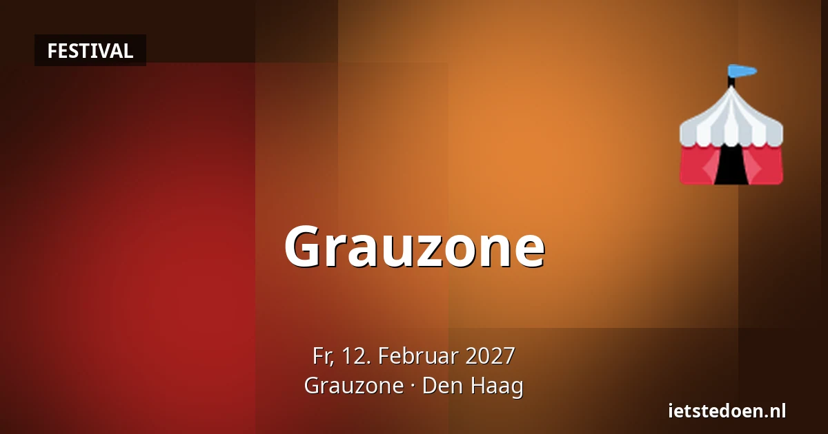 Grauzone — Grauzone, Den Haag