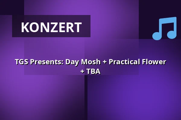 TGS Presents: Day Mosh + Practical Flower + TBA — The Grey Space in the Middle, Den Haag