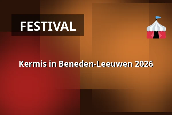 Kermis in Beneden-Leeuwen 2026 — Dorpsplein, Beneden-Leeuwen