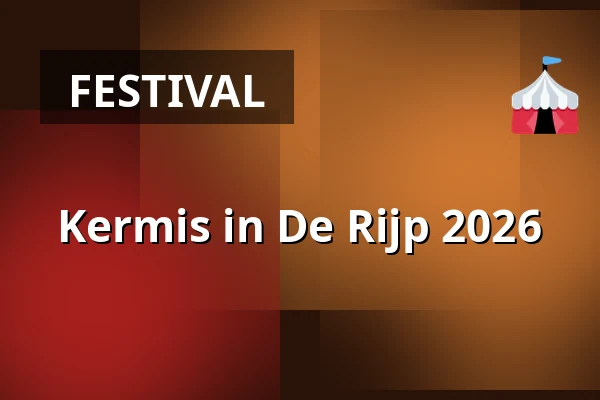 Kermis in De Rijp 2026 — Jan Boonplein, Rondom de kerk, De Rijp