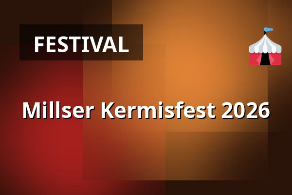 Millser Kermisfest 2026 — Burgemeester Verstraatenlaan, Mill