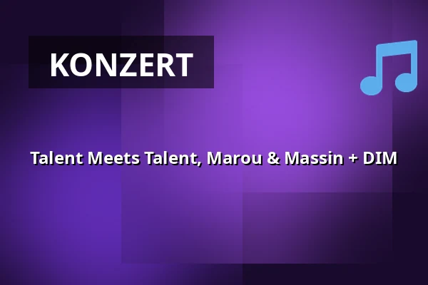Talent Meets Talent, Marou & Massin + DIM — Hall of Fame, Tilburg