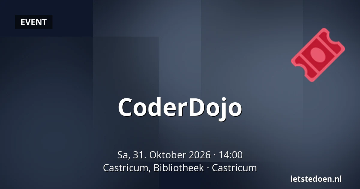 CoderDojo — Castricum, Bibliotheek, Castricum
