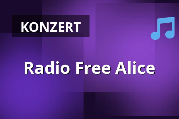Radio Free Alice — Paradiso, Amsterdam