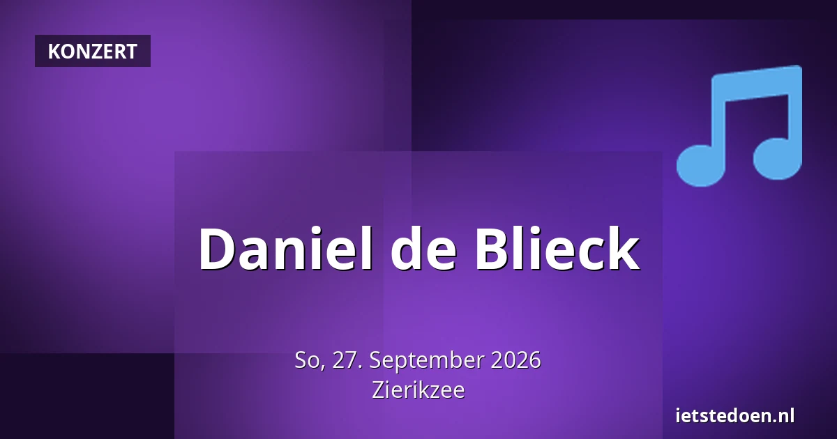 Daniel de Blieck — Meelstraat 8, Zierikzee