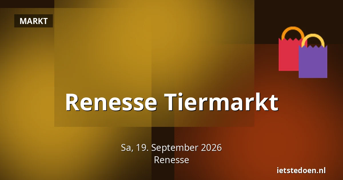 Renesse Tiermarkt — Centrum van Renesse