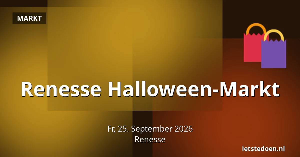 Renesse Halloween-Markt — Centrum van Renesse