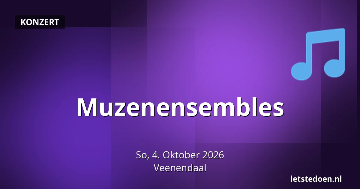 Muzenensembles — Kees Stipplein 74, Veenendaal