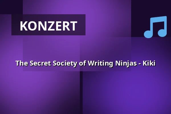 The Secret Society of Writing Ninjas - Kiki — The Writer's Guide (to the Galaxy), Rotterdam