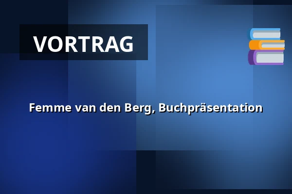Femme van den Berg, Buchpräsentation — Hall of Fame, Tilburg