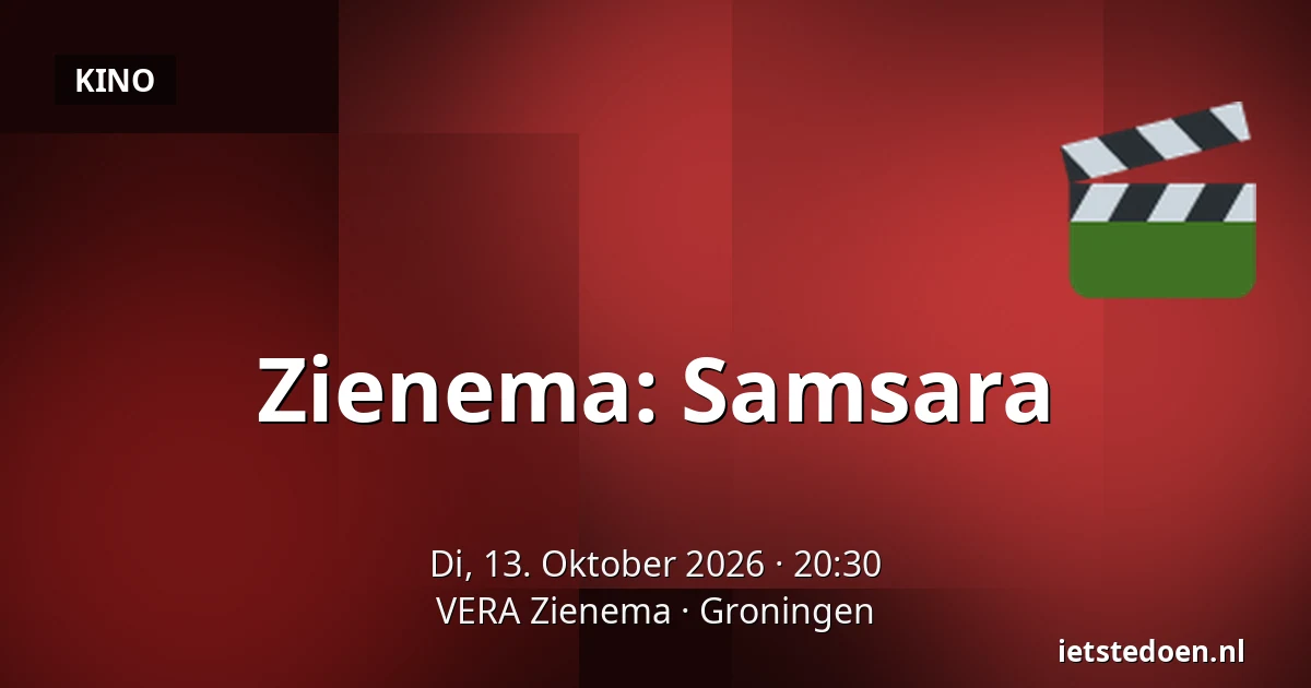 Zienema: Samsara — VERA Zienema, Groningen