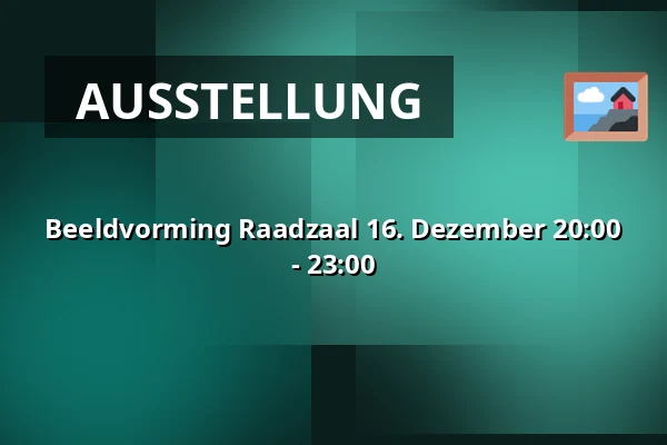 Beeldvorming Raadzaal 16. Dezember 20:00 - 23:00 — Gemeentehuis, raadzaal, Bergschenhoek