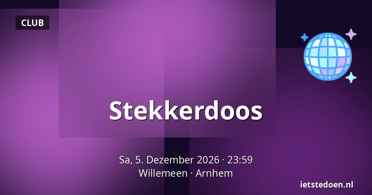 Stekkerdoos — Willemeen, Arnheim