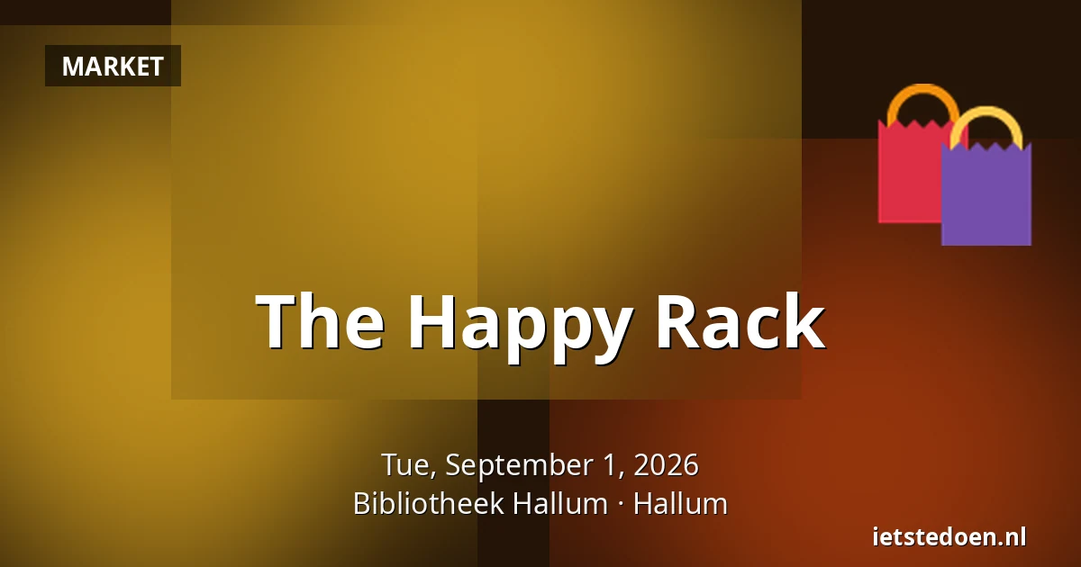 The Happy Rack — Bibliotheek Hallum, Hallum