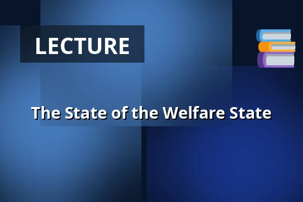 The State of the Welfare State — Arminius, Rotterdam