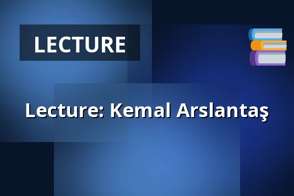 Lecture: Kemal Arslantaş — Boekhandel Dominicanen Maastricht, Maastricht