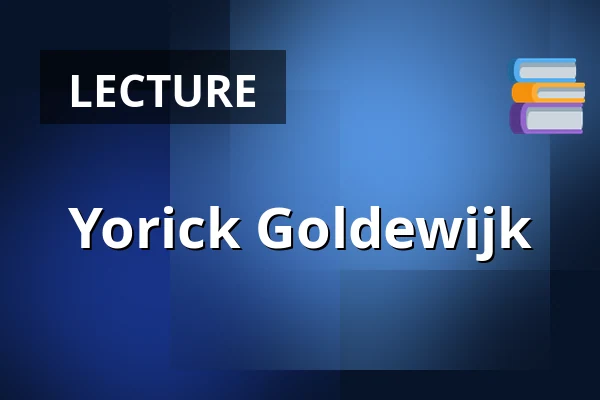 Yorick Goldewijk β Boekhandel Dominicanen Heerlen, Heerlen