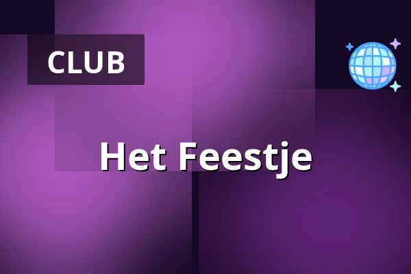 Het Feestje — Poppodium De Bosuil, Weert