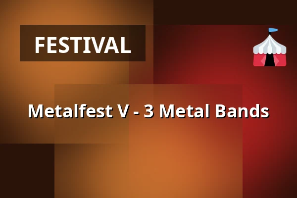 Metalfest V - 3 Metal Bands β The Little Church, Almelo