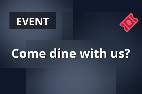 Come dine with us? — Aan het Water, Rotterdam