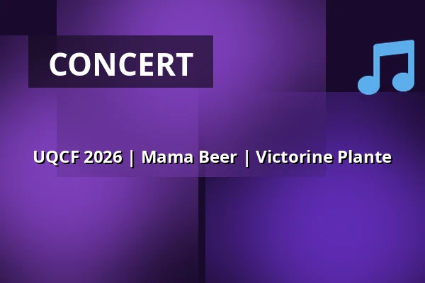 UQCF 2026 | Mama Beer | Victorine Plante — Villa Concordia, Utrecht