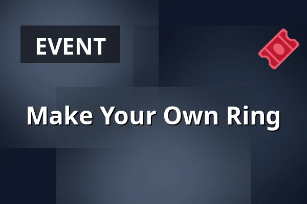 Make Your Own Ring — VNTG Atelier, Leiden