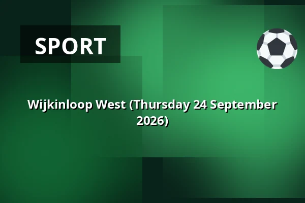 Wijkinloop West (Thursday 24 September 2026)