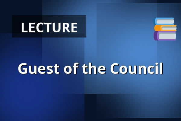 Guest of the Council β Gemeentehuis, raadzaal, Bergschenhoek