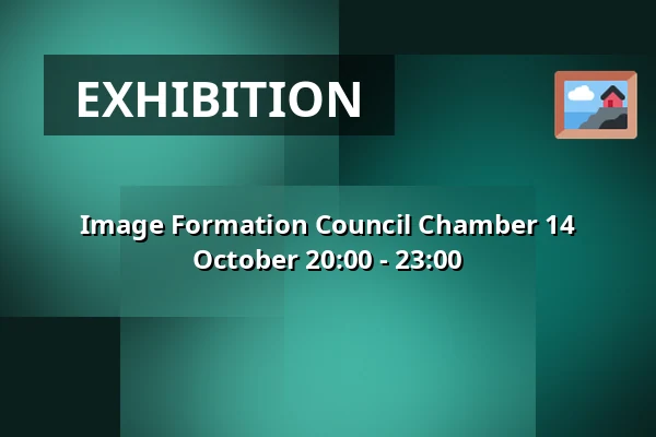 Image Formation Council Chamber 14 October 20:00 - 23:00 β Gemeentehuis, raadzaal, Bergschenhoek