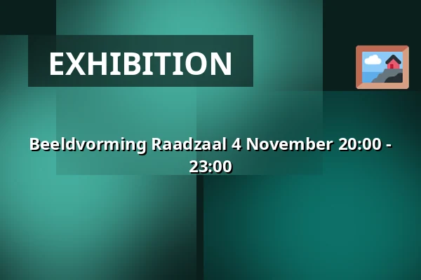 Beeldvorming Raadzaal 4 November 20:00 - 23:00 β Gemeentehuis, raadzaal, Bergschenhoek