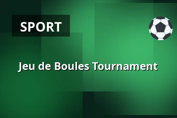 Jeu de Boules Tournament — Weversweg 5 Zeeland, Zeeland